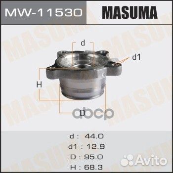 Подшипник зад.ступ. ступица R MW-11530 Masuma