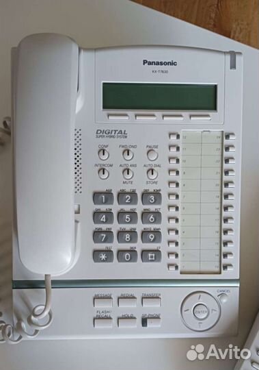 Системный телефон panasonic kx t7630
