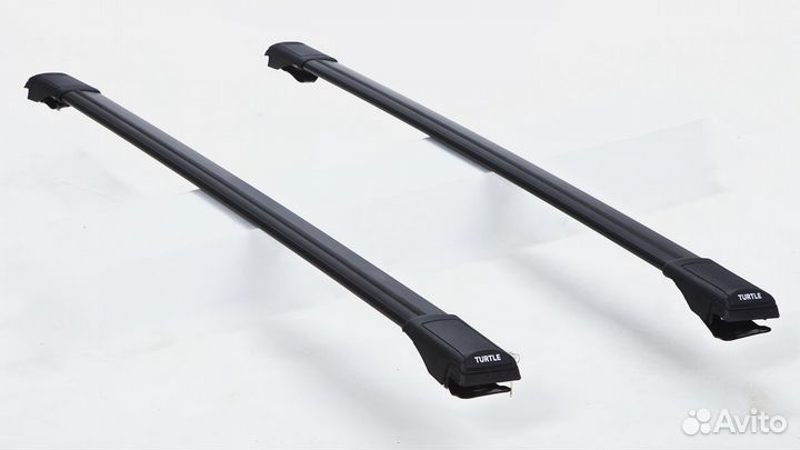 Багажник на рейлинги Subaru Forester (чёрный)