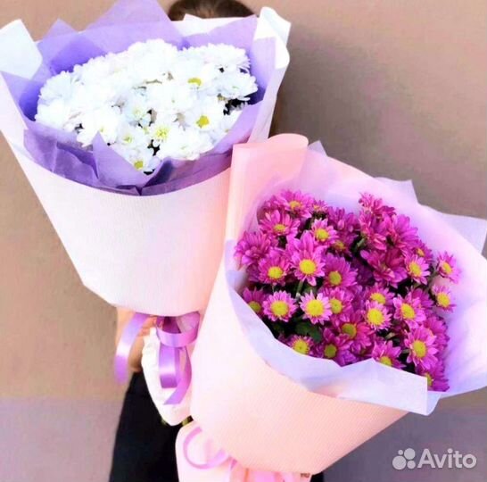 Хризантема кустовая Букет цветов Доставка Ижевск