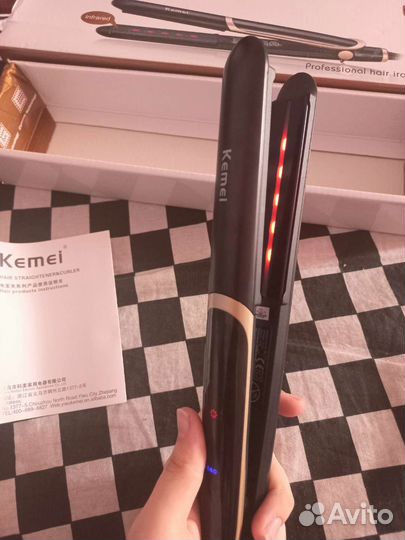 Выпрямитель для волос Kemei 2 в 1