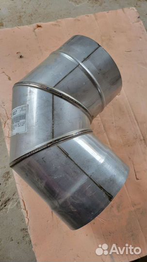 Угол 90 градусов 150мм нержавейка 0,5 мм