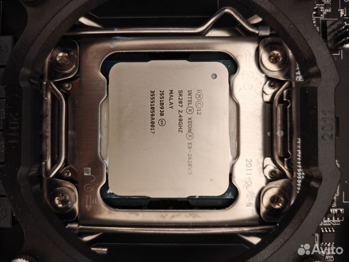 Комплект LGA 2011 x99 v202+ xeon e5 2620v3 +16gb