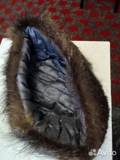 Шапка мужская нутрия (обманка) 54 диаметр