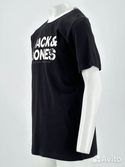 Jack Jones Футболка мальчик Черный EU 146-152 cm, 12-14 лет
