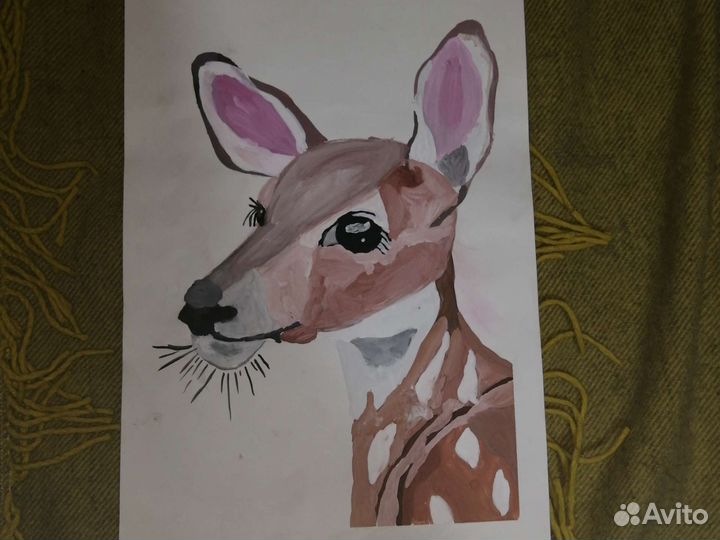 Рисунки на бумаге формата А3