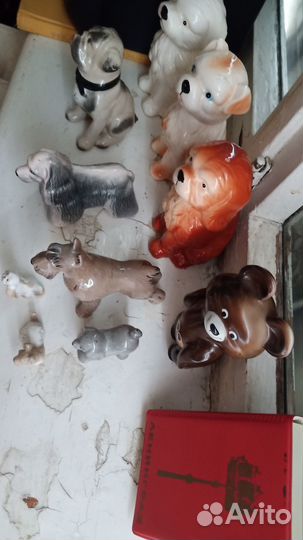 Фарфор фигурки собаки лфз и ки-ий з. СССР. Обмен