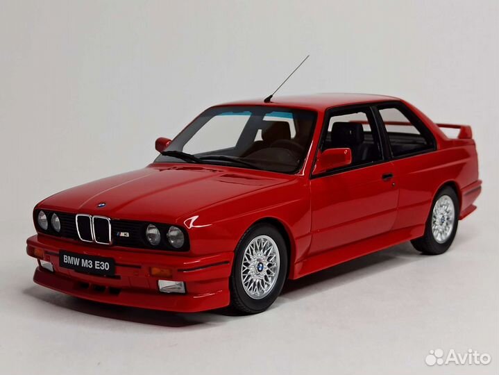 Bmw M3 E30 1989 Red 1:18 Ottomobile