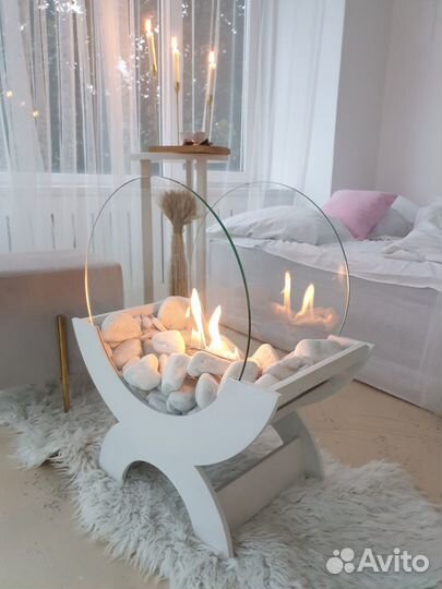 Камин напольный