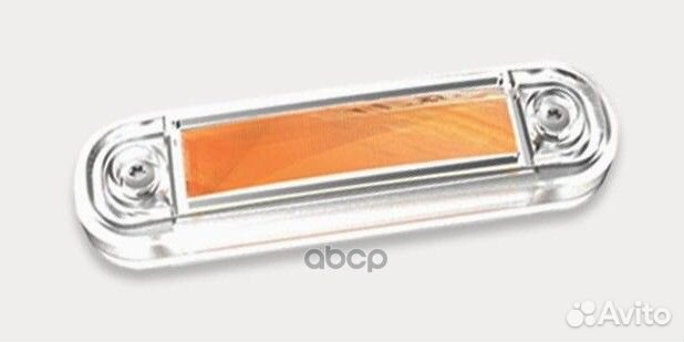 Фонарь габаритный LED 12-30B, жёлтый с эл. пров