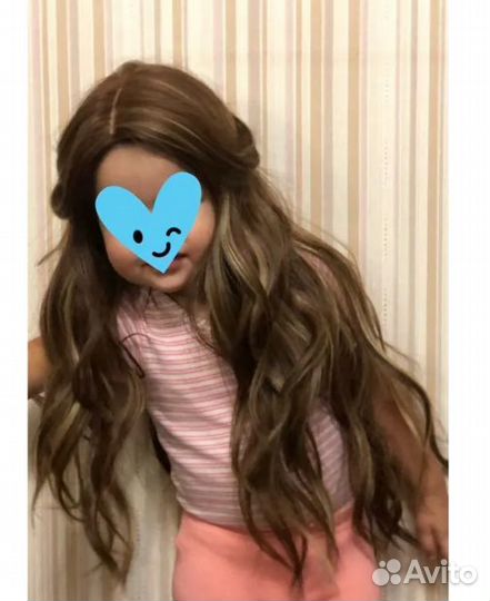 Парик карамель