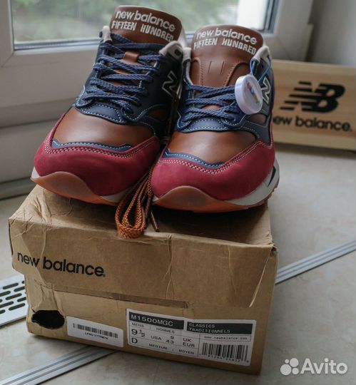 Кроссовки New Balance 1500 9.5US Made in UK Редкие