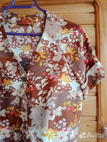 Винтажный халат СССР новый 46-48