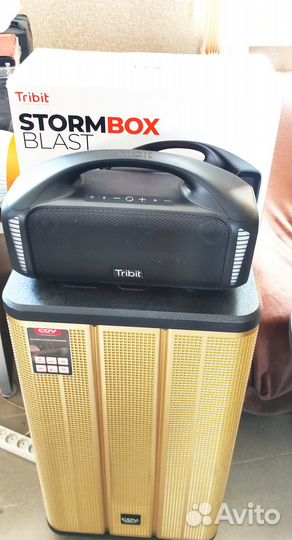 Tribit stormbox blast 90W Портативная колонка