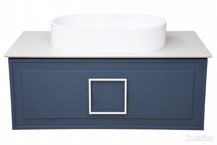 Тумба с раковиной La Fenice Cubo FNC-01-CUB-BG-90