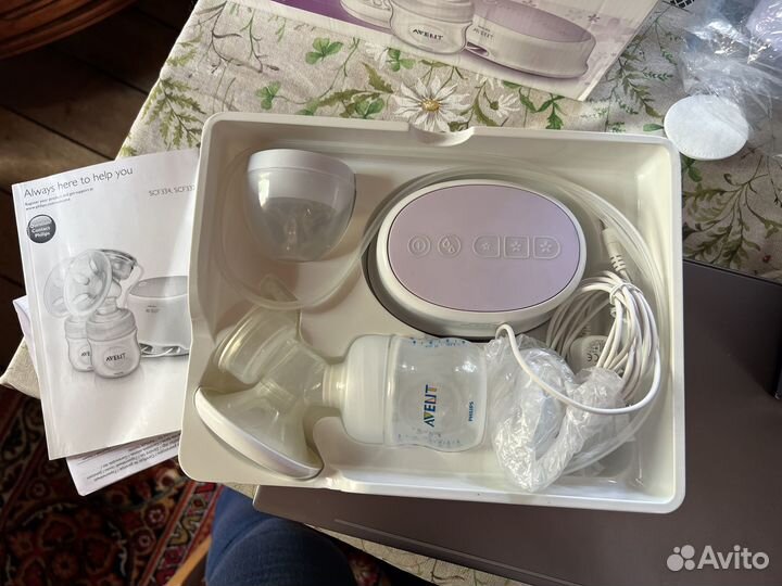 Молокоотсос avent электрический