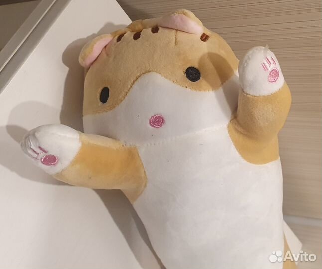 Подушка-игрушка кот-батон 50 см