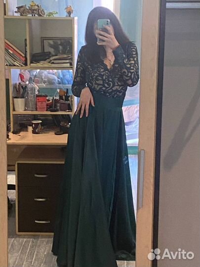 Вечернее платье ручной работы 46-48