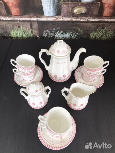 Кофейный сервиз Artil (Румыния),костяной фарфор