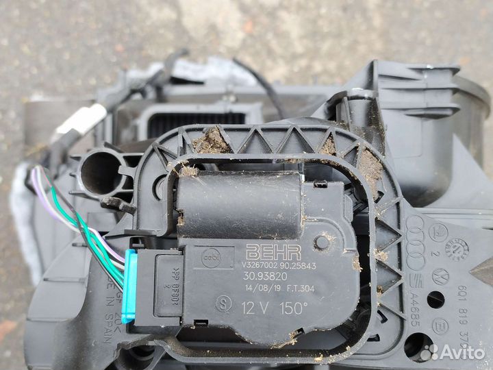 Корпус печки skoda rapid