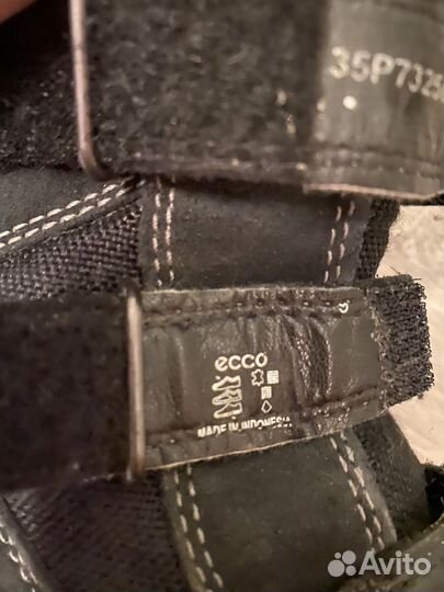 Ботинки Ecco gore tex размер 35 оригинал