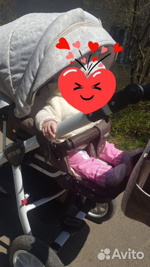 Коляска 2 в 1 бу