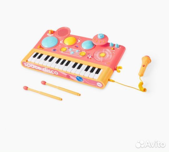 Игрушка-пианино space disco Happy Baby