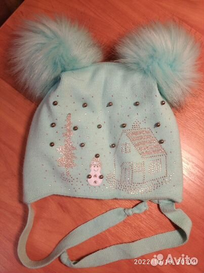 Шапка для девочки зима