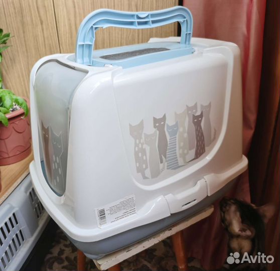 Закрытый лоток Moderna (туалет для кошек)