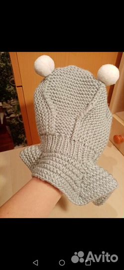 Шапка вязаная детская