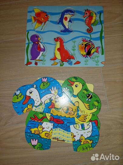 Деревянные рамки вкладыши (пазлы)