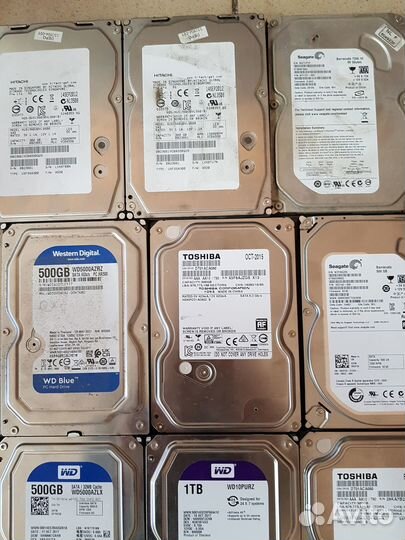 Жесткий диск 500gb, 1tb нерабочие