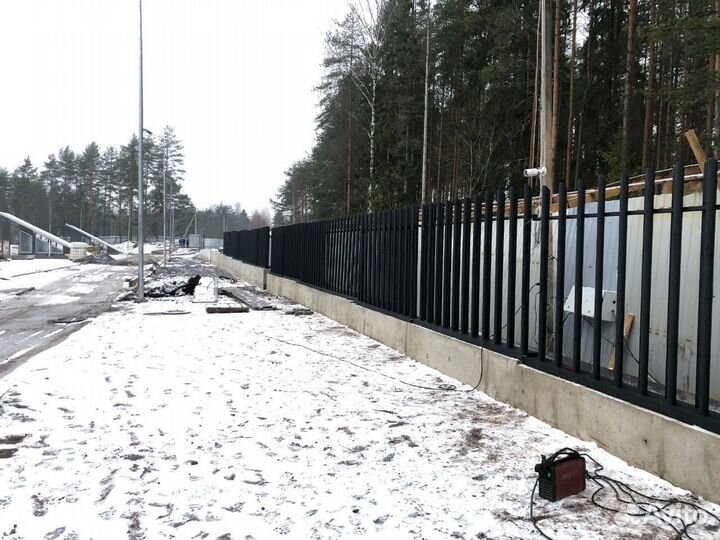 Забор кованый с монтажом