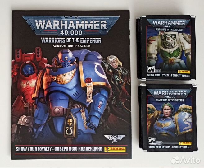 Panini Warhammer 40,000 - Альбом и 50 пакетиков