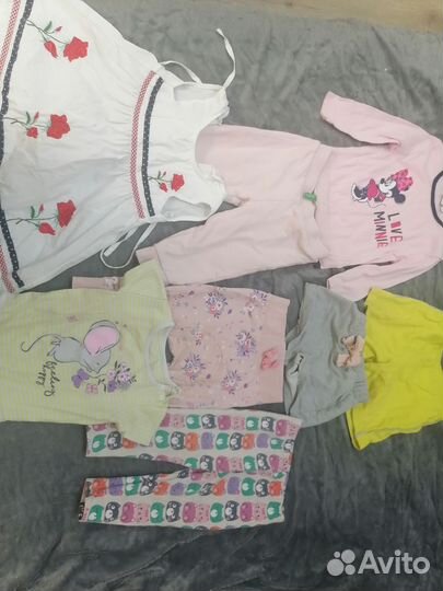 Пакет вещей для девочки 74-80