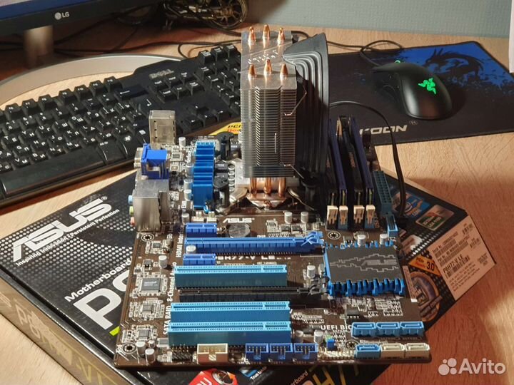 Intel core i7 3770 + Asus P8H77-V LE + 16 gb ddr3