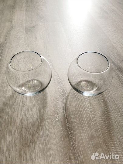 Стеклянные вазочки 12 см