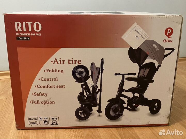 Велосипед qplay rito чёрный