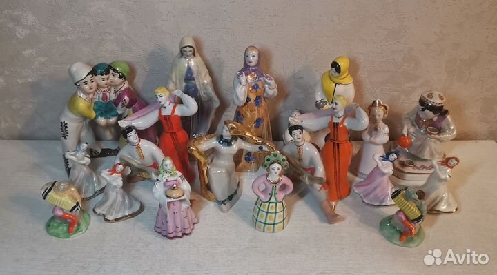 Фарфоровые статуэтки СССР лфз дулево