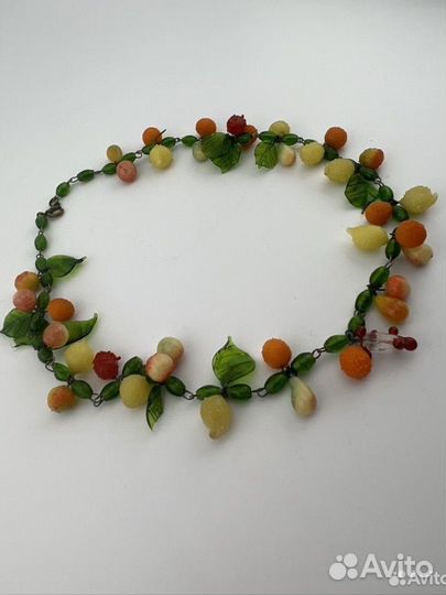 Антикварное колье Италия книжный экземпляр винтаж