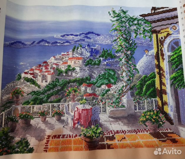 Картины из бисера, янтаря, этюды, масло, акварель
