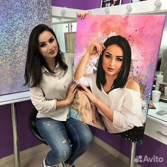 Портрет на холсте по фото в Мордово