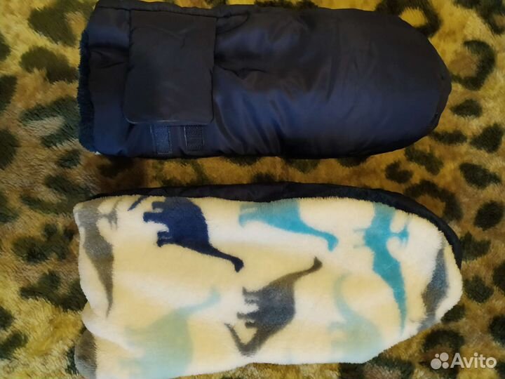 Муфта варежки новые на коляску/снегокат