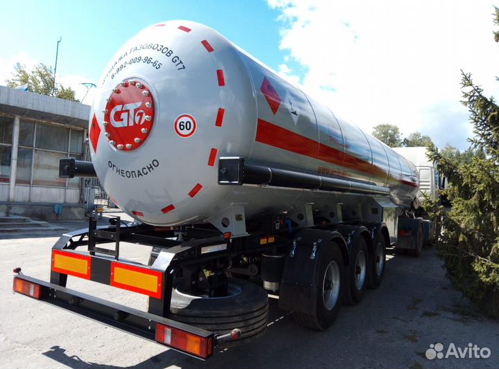 Полуприцеп газовоз GT7 ППЦТ-36, 2023