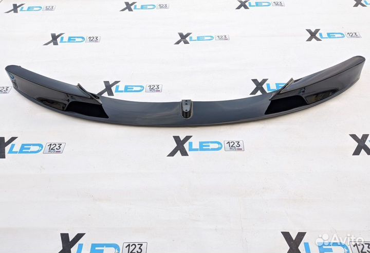 Сплиттер М Perfomance bmw f30 черный глянец