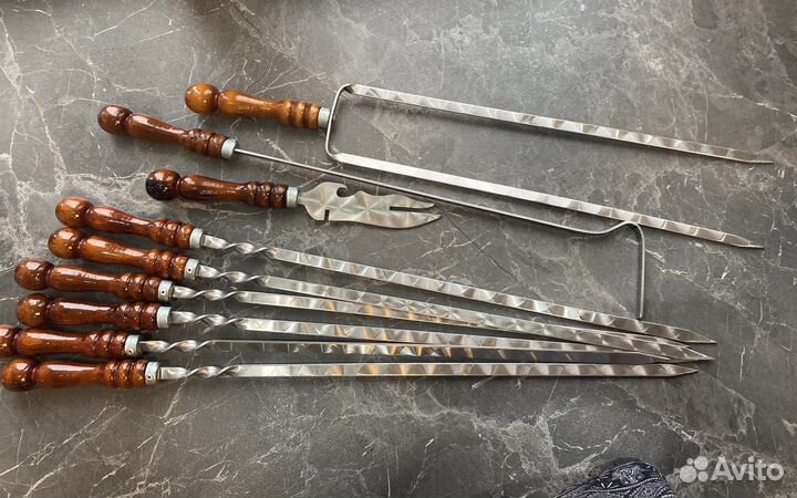 Набор шампуров в чехле, для шашлыка