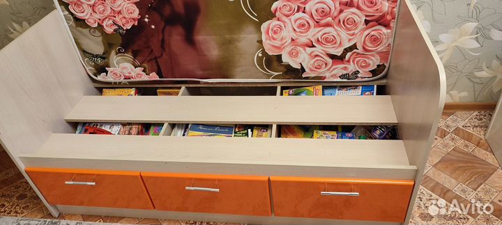 Кровать детская с матрасом