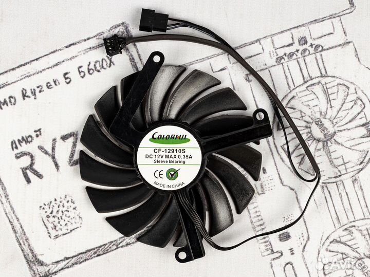 Вентиляторы для видеокарт Inno3D RX3060 3070 3080