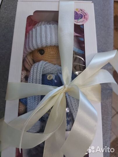 Кукла вязанная ручной работы