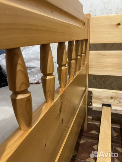 Кровать деревянная односпальная 90х200